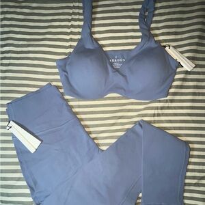 PARAGON Formlux Bra and Leggings Set in Bluebird